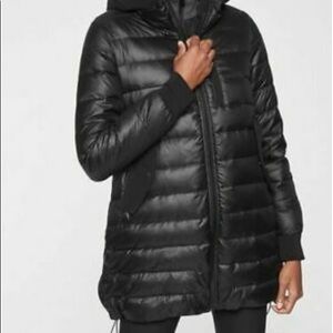 Athleta Reversable Snow Down Parka